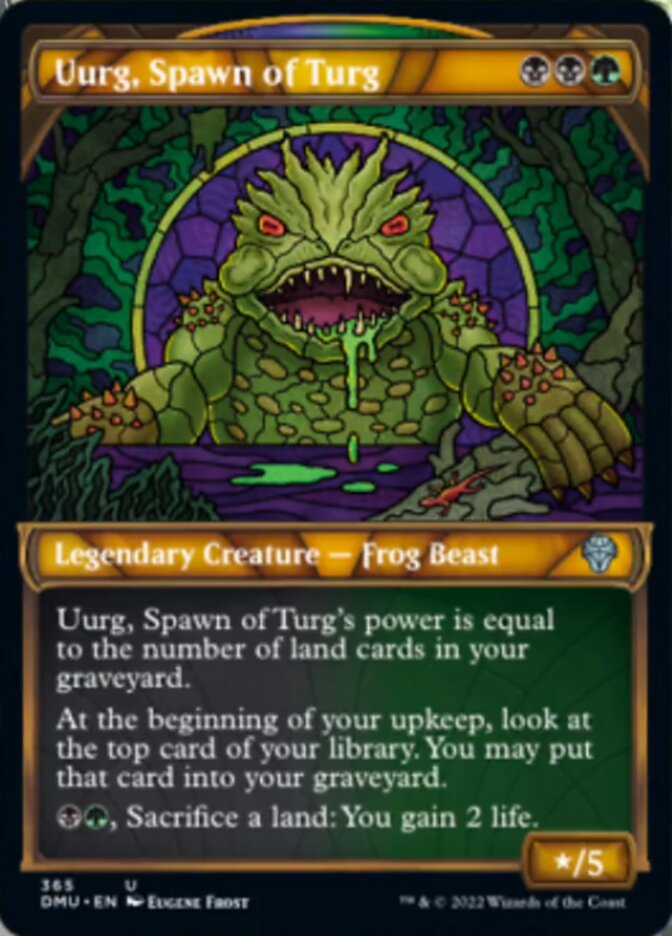 Uurg, Spawn of Turg (Showcase Textured) [Dominaria United] | Jomio and Rueliete's Cards and Comics