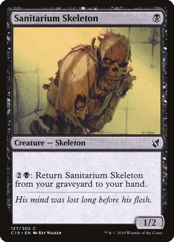 Sanitarium Skeleton [Commander 2019] | Jomio and Rueliete's Cards and Comics