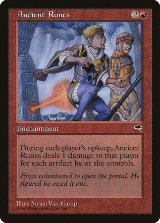 Ancient Runes [Tempest] | Jomio and Rueliete's Cards and Comics
