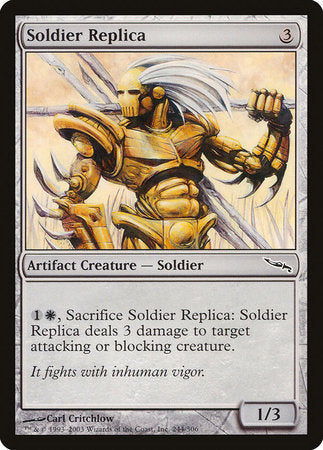 Soldier Replica [Mirrodin] | Jomio and Rueliete's Cards and Comics