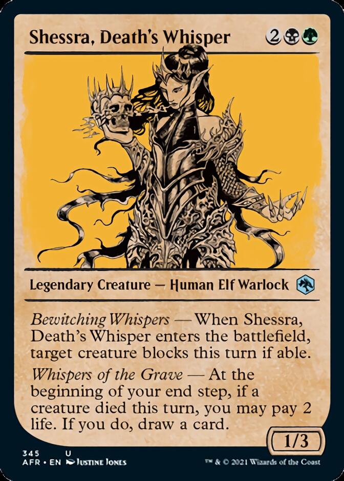 Shessra, Death's Whisper (Showcase) [Dungeons & Dragons: Adventures in the Forgotten Realms] | Jomio and Rueliete's Cards and Comics