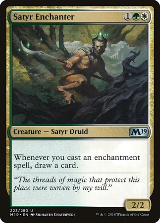Satyr Enchanter [Core Set 2019] | Jomio and Rueliete's Cards and Comics