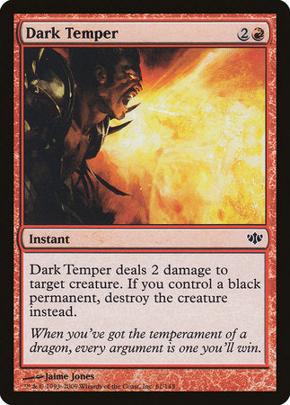 Dark Temper [Conflux] | Jomio and Rueliete's Cards and Comics