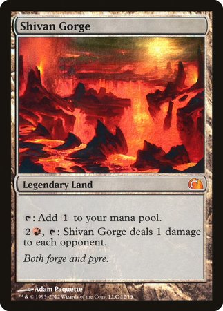 Shivan Gorge [From the Vault: Realms] | Jomio and Rueliete's Cards and Comics