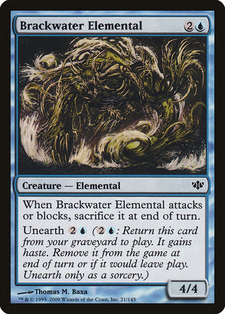 Brackwater Elemental [Conflux] | Jomio and Rueliete's Cards and Comics