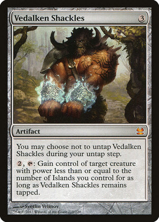 Vedalken Shackles [Modern Masters] | Jomio and Rueliete's Cards and Comics