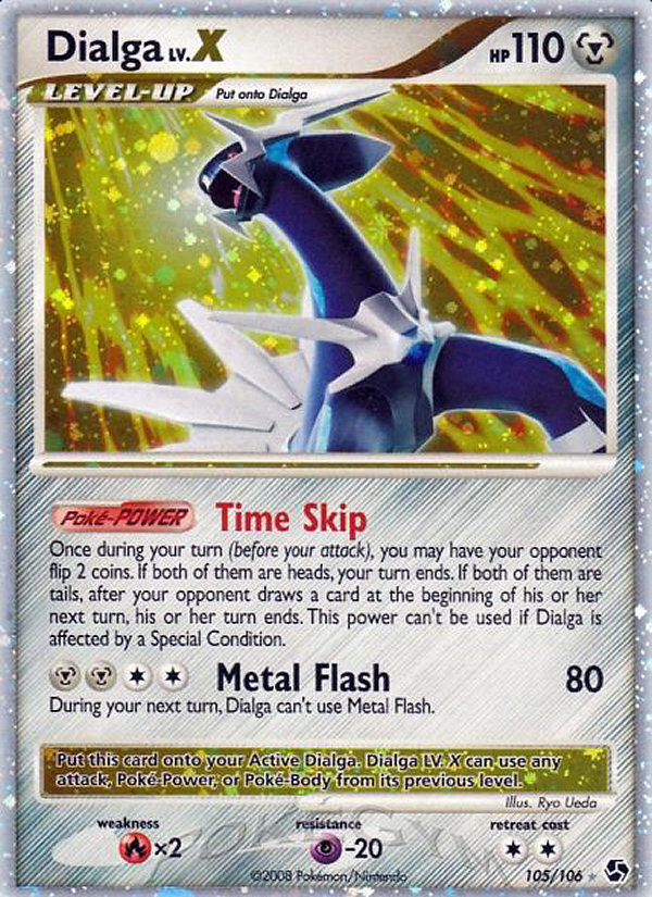 Dialga LV.X (105/106) [Diamond & Pearl: Great Encounters] | Jomio and Rueliete's Cards and Comics