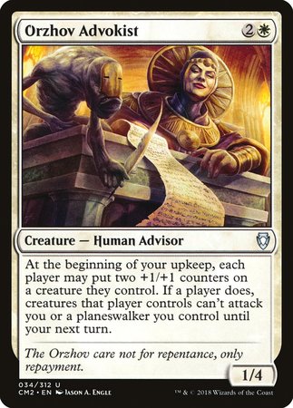 Orzhov Advokist [Commander Anthology Volume II] | Jomio and Rueliete's Cards and Comics