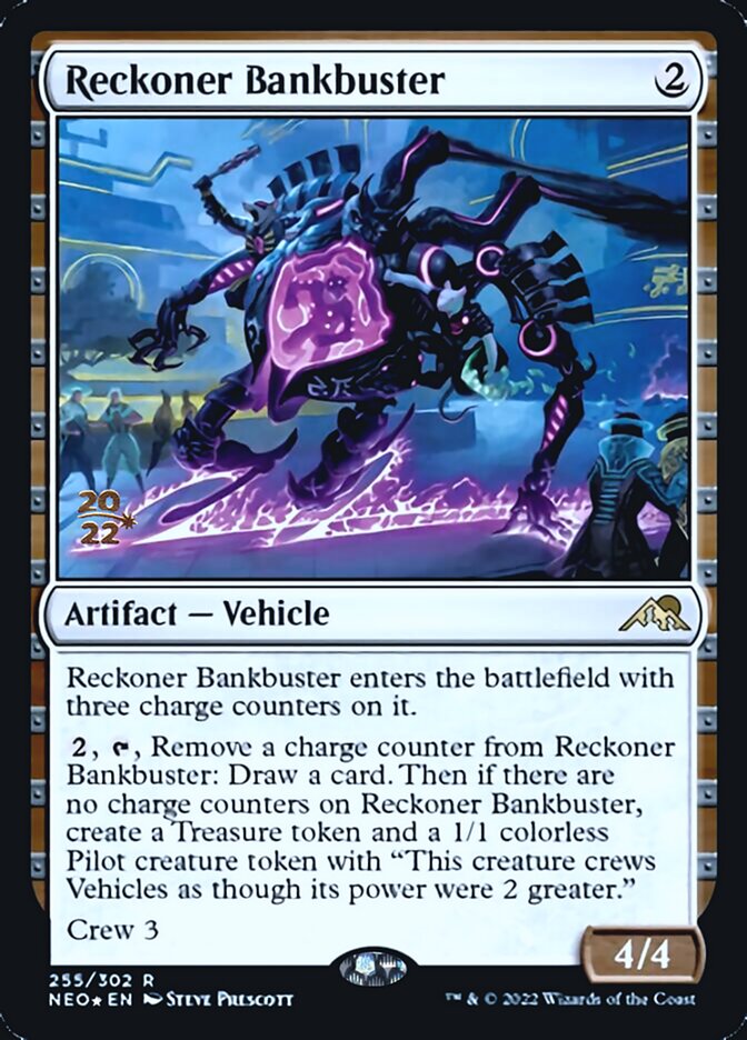 Reckoner Bankbuster [Kamigawa: Neon Dynasty Prerelease Promos] | Jomio and Rueliete's Cards and Comics