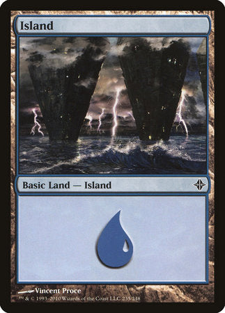 Island (235) [Rise of the Eldrazi] | Jomio and Rueliete's Cards and Comics