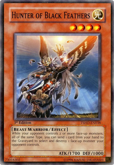 Hunter of Black Feathers [TSHD-EN038] Common | Jomio and Rueliete's Cards and Comics