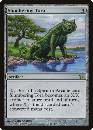 Slumbering Tora [Betrayers of Kamigawa] | Jomio and Rueliete's Cards and Comics