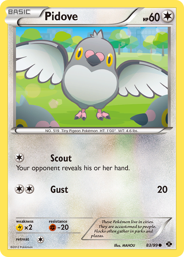 Pidove (83/99) [Black & White: Next Destinies] | Jomio and Rueliete's Cards and Comics