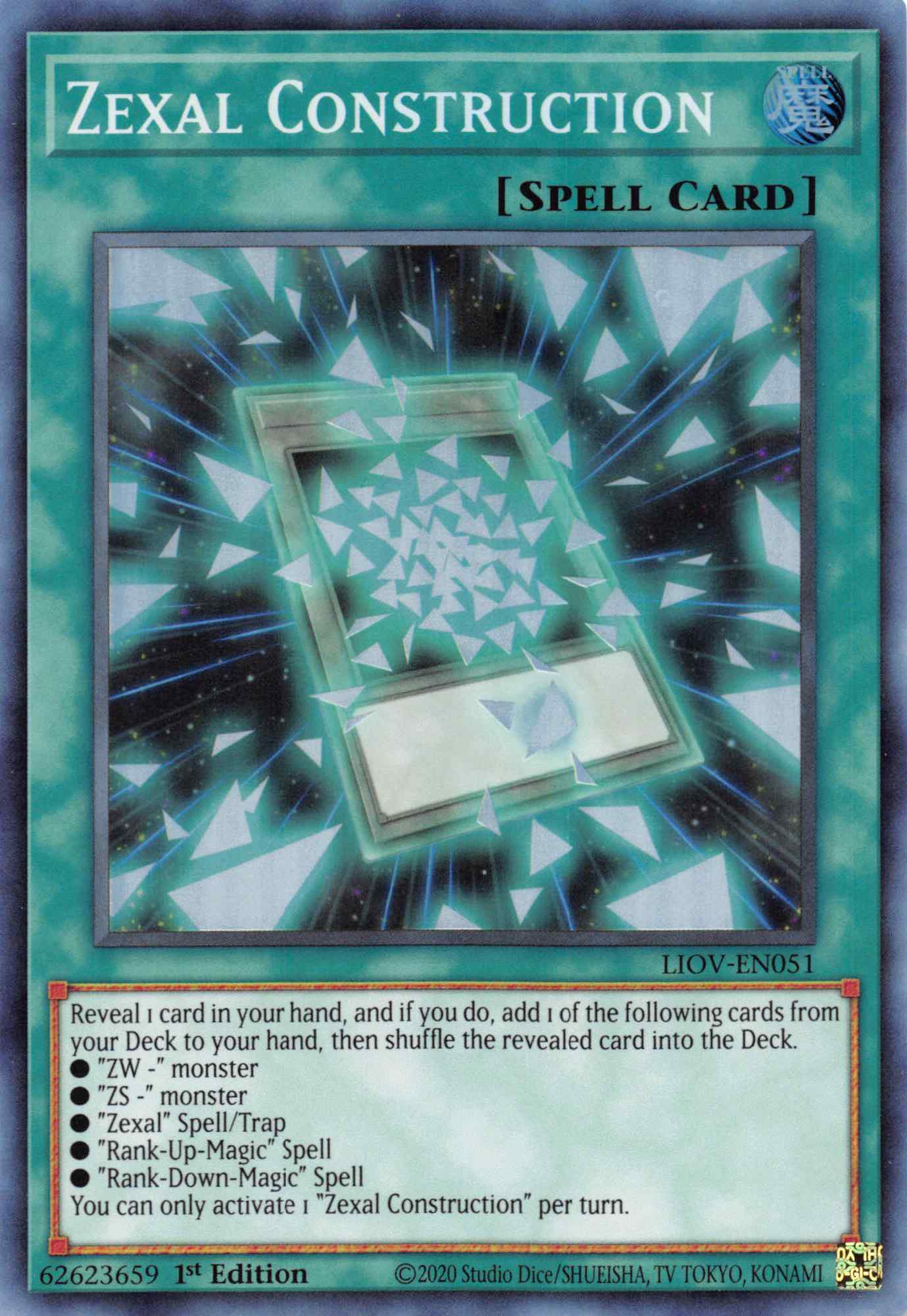 Zexal Construction [LIOV-EN051] Super Rare | Jomio and Rueliete's Cards and Comics