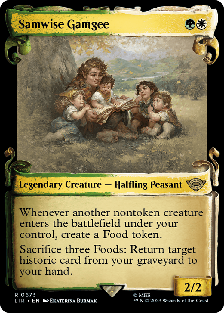 Samwise Gamgee [The Lord of the Rings: Tales of Middle-Earth Showcase Scrolls] | Jomio and Rueliete's Cards and Comics