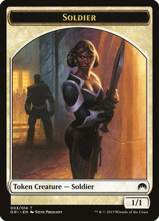 Soldier Token [Magic Origins Tokens] | Jomio and Rueliete's Cards and Comics