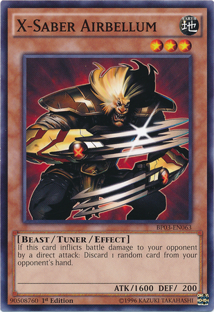 X-Saber Airbellum [BP03-EN063] Common | Jomio and Rueliete's Cards and Comics