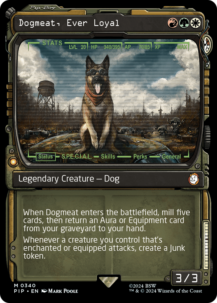 Dogmeat, Ever Loyal (Showcase) [Fallout] | Jomio and Rueliete's Cards and Comics