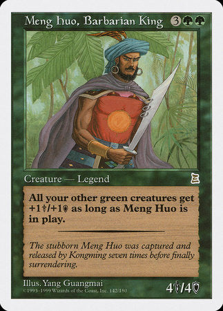 Meng Huo, Barbarian King [Portal Three Kingdoms] | Jomio and Rueliete's Cards and Comics