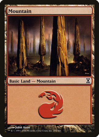Mountain (294) [Time Spiral] | Jomio and Rueliete's Cards and Comics