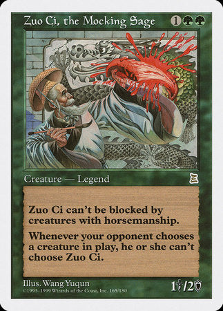 Zuo Ci, the Mocking Sage [Portal Three Kingdoms] | Jomio and Rueliete's Cards and Comics