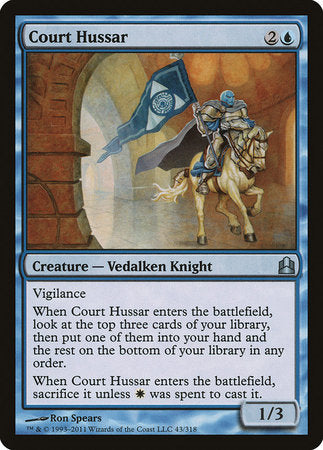 Court Hussar [Commander 2011] | Jomio and Rueliete's Cards and Comics