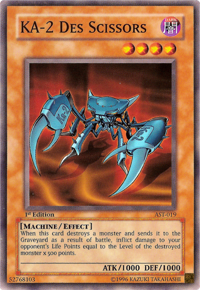 KA-2 Des Scissors [AST-019] Common | Jomio and Rueliete's Cards and Comics