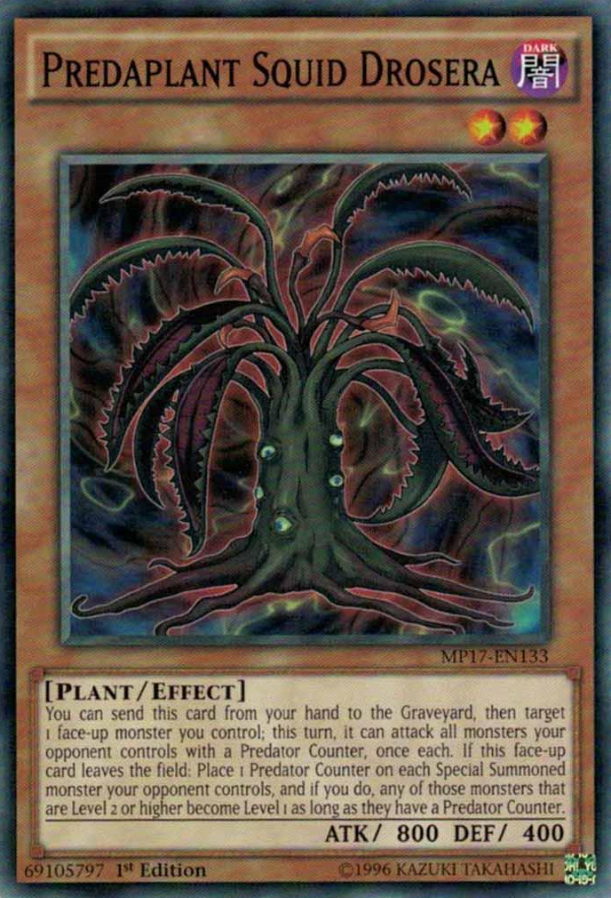 Predaplant Squid Drosera [MP17-EN133] Common | Jomio and Rueliete's Cards and Comics