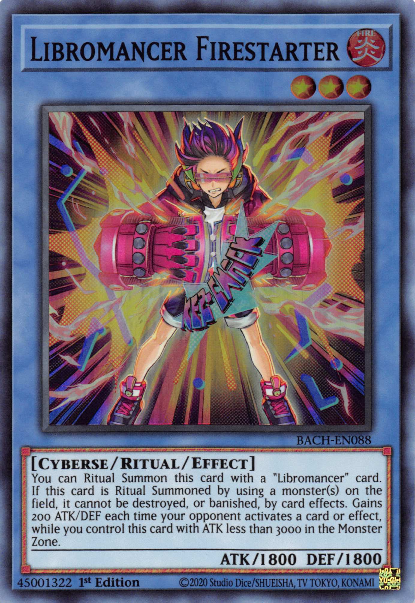 Libromancer Firestarter [BACH-EN088] Super Rare | Jomio and Rueliete's Cards and Comics