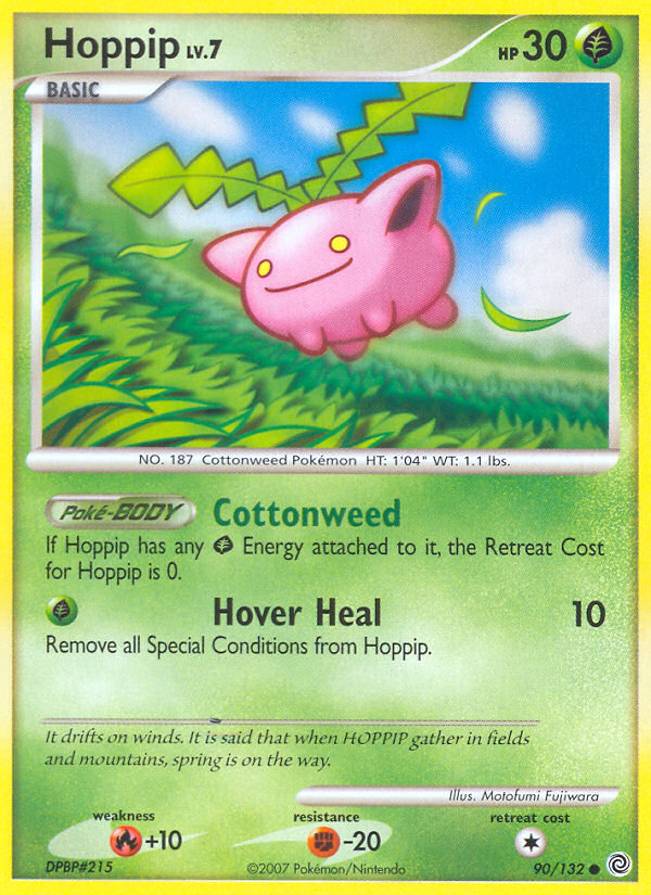 Hoppip (90/132) [Diamond & Pearl: Secret Wonders] | Jomio and Rueliete's Cards and Comics