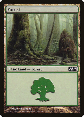Forest (246) [Magic 2011] | Jomio and Rueliete's Cards and Comics