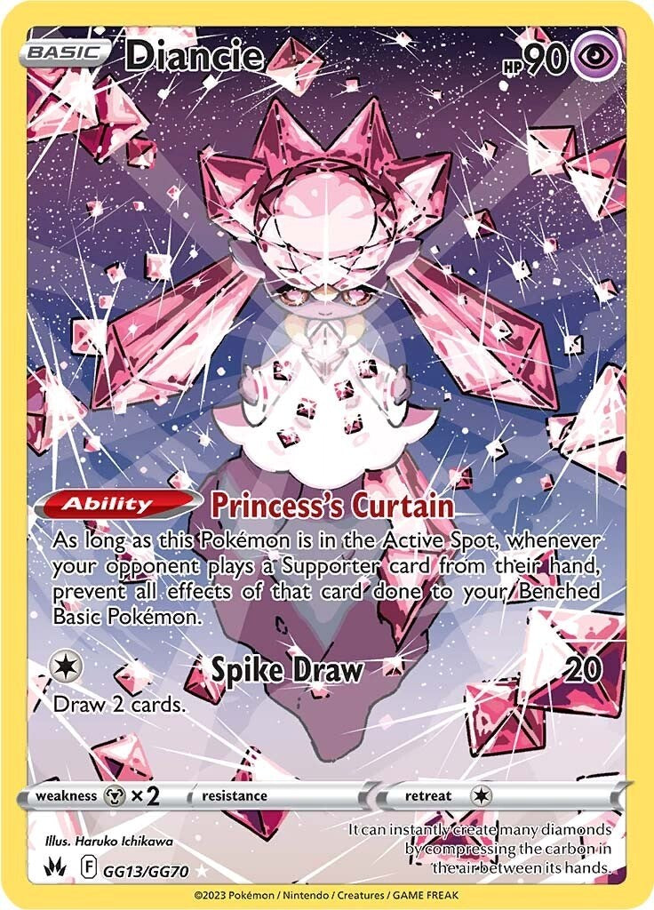 Diancie (GG13/GG70) [Sword & Shield: Crown Zenith] | Jomio and Rueliete's Cards and Comics