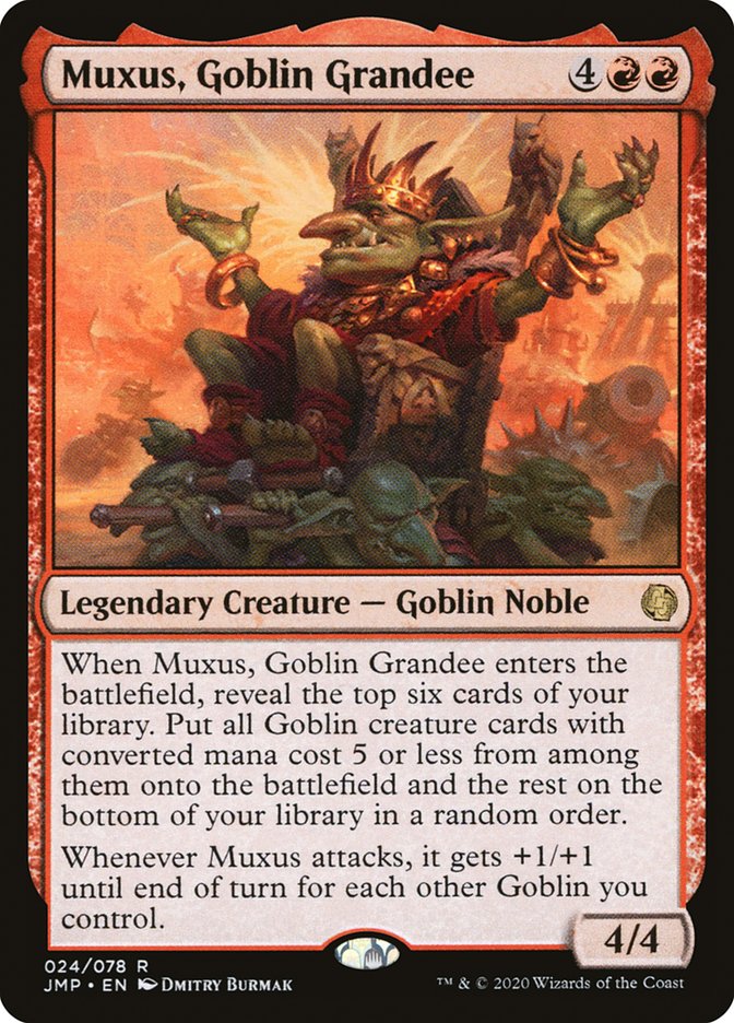 Muxus, Goblin Grandee [Jumpstart] | Jomio and Rueliete's Cards and Comics