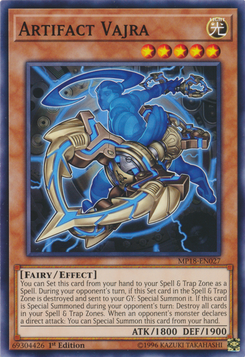 Artifact Vajra [MP18-EN027] Common | Jomio and Rueliete's Cards and Comics