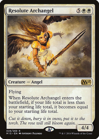 Resolute Archangel [Magic 2015] | Jomio and Rueliete's Cards and Comics
