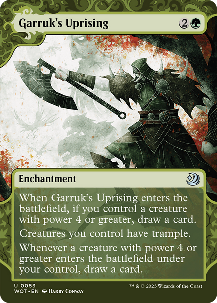 Garruk's Uprising [Wilds of Eldraine: Enchanting Tales] | Jomio and Rueliete's Cards and Comics
