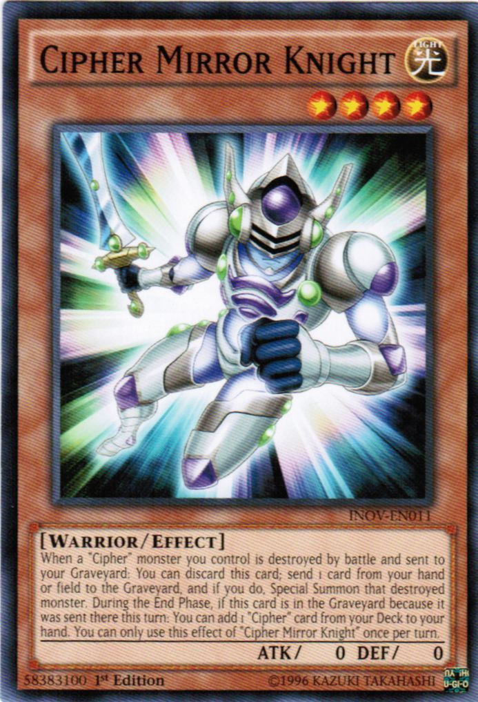 Cipher Mirror Knight [INOV-EN011] Common | Jomio and Rueliete's Cards and Comics