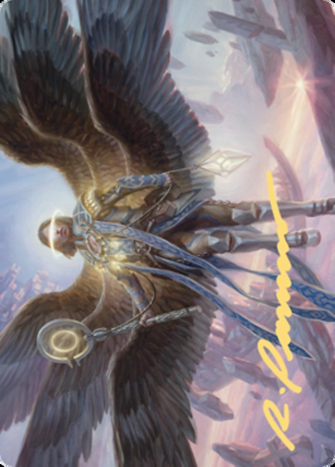 Angel of Destiny Art Card (Gold-Stamped Signature) [Zendikar Rising Art Series] | Jomio and Rueliete's Cards and Comics
