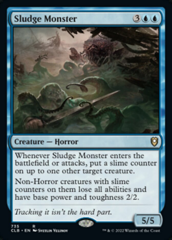Sludge Monster [Commander Legends: Battle for Baldur's Gate] | Jomio and Rueliete's Cards and Comics
