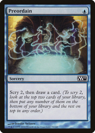 Preordain [Magic 2011] | Jomio and Rueliete's Cards and Comics