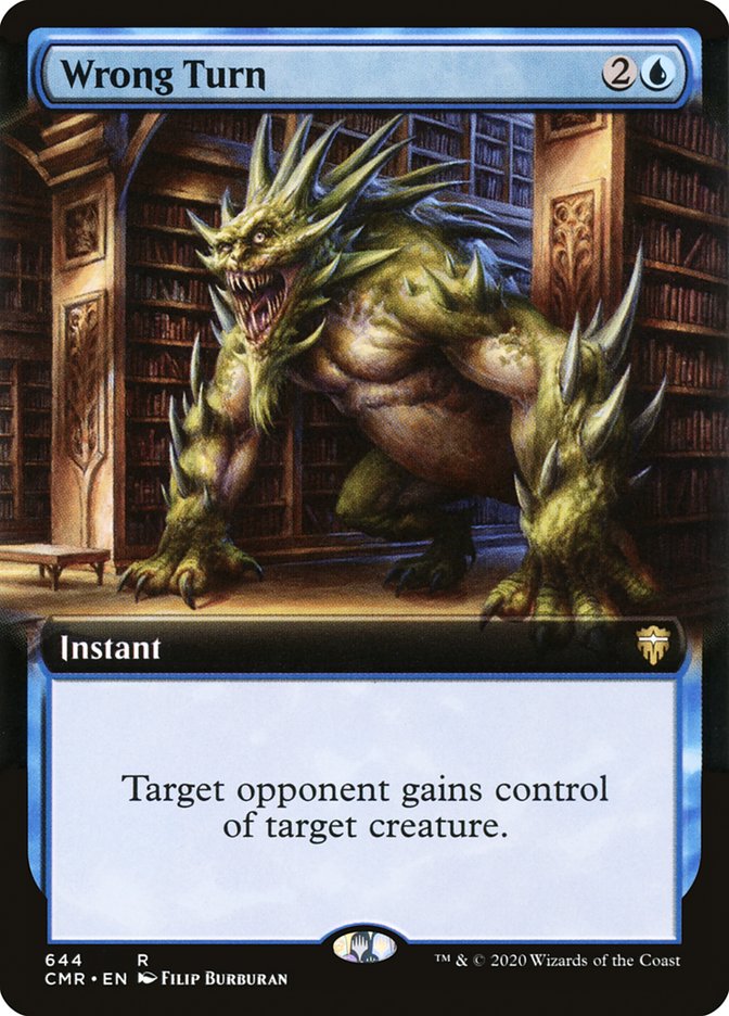 Wrong Turn (Extended Art) [Commander Legends] | Jomio and Rueliete's Cards and Comics