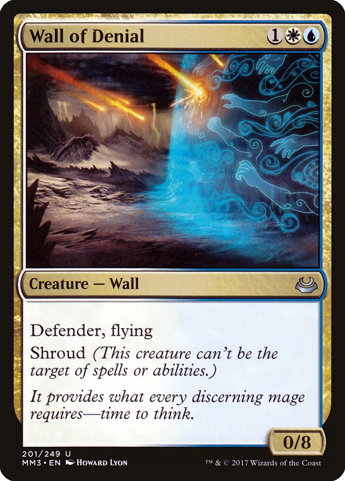 Wall of Denial [Modern Masters 2017] | Jomio and Rueliete's Cards and Comics