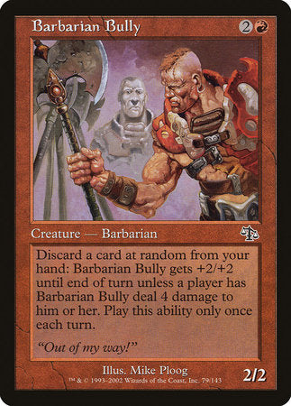 Barbarian Bully [Judgment] | Jomio and Rueliete's Cards and Comics