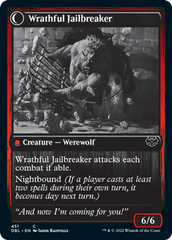 Weary Prisoner // Wrathful Jailbreaker [Innistrad: Double Feature] | Jomio and Rueliete's Cards and Comics