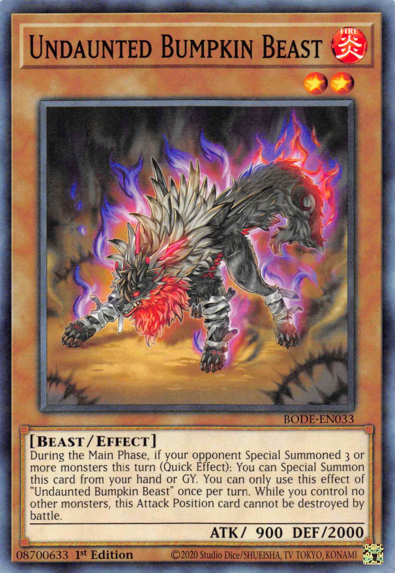 Undaunted Bumpkin Beast [BODE-EN033] Common | Jomio and Rueliete's Cards and Comics