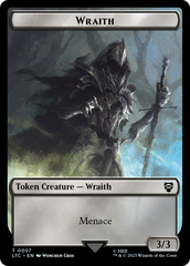 Treasure // Wraith Double-Sided Token [The Lord of the Rings: Tales of Middle-Earth Commander Tokens] | Jomio and Rueliete's Cards and Comics