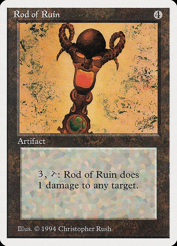 Rod of Ruin [Summer Magic / Edgar] | Jomio and Rueliete's Cards and Comics