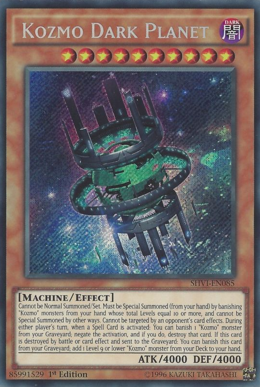 Kozmo Dark Planet [SHVI-EN085] Secret Rare | Jomio and Rueliete's Cards and Comics