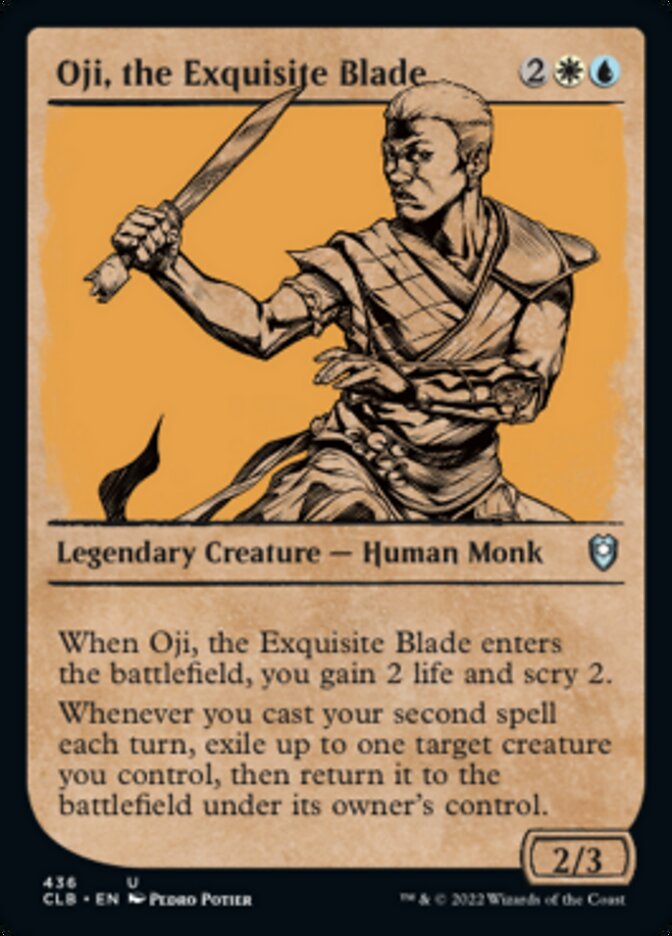 Oji, the Exquisite Blade (Showcase) [Commander Legends: Battle for Baldur's Gate] | Jomio and Rueliete's Cards and Comics