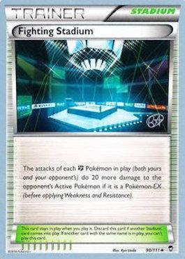 Fighting Stadium (90/111) (The Flying Hammer - Rowan Stavenow) [World Championships 2015] | Jomio and Rueliete's Cards and Comics